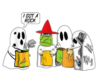 I Got A Rock Ghost, Halloween Party Tall T-Shirt