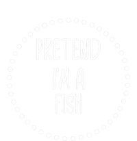 Pretend I'm A Fish Lazy Halloween Costume Toddler Long Sleeve Shirt