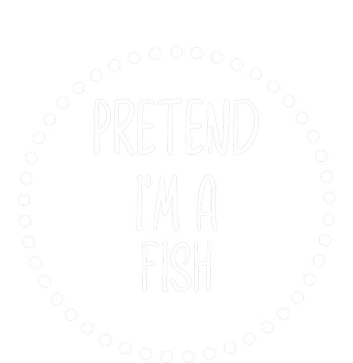 Pretend I'm A Fish Lazy Halloween Costume Toddler Long Sleeve Shirt