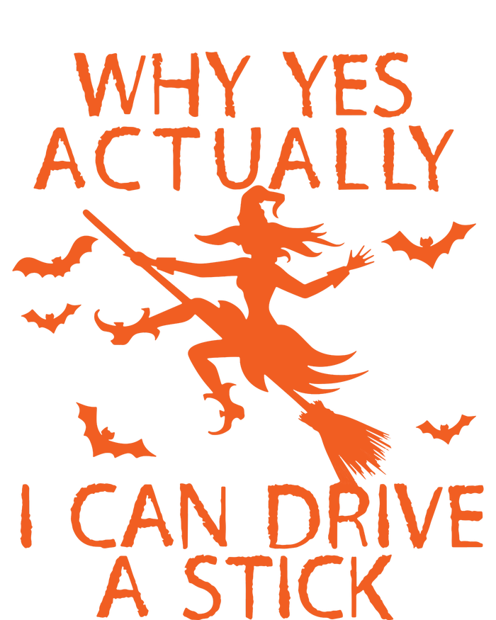 Why Yes Actually I Can Drive A Stick Halloween Tall T-Shirt