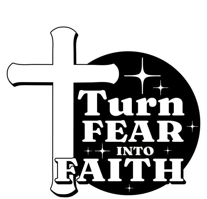 Turn Fear Into Faith Cross Tall T-Shirt