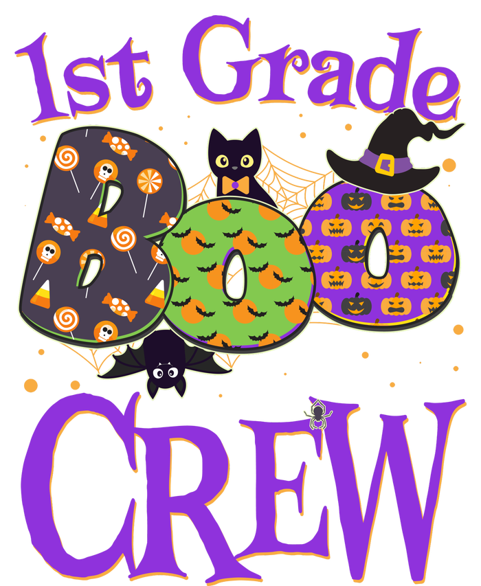 Cute Halloween 1st Grade Boo Crew T-Shirt