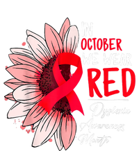 In October We Wear Red Sunflower Dyslexia Awareness Month V-Neck T-Shirt