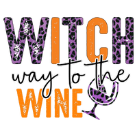 Halloween Spooky Witch Way To The Wine Drinking Matching Family T-Shirt