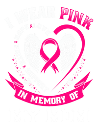 I Wear Pink In Memory Of My Mom Breast Cancer Awareness Gift V-Neck T-Shirt