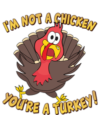 I'm Not A Chicken You're A Turkey Funny Thanksgiving Gift Tank Top