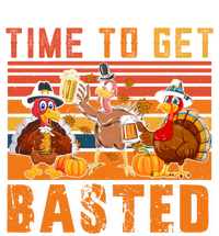 Vintage Retro Time To Get Basted Three Turkeys Ing Beer Gift Sweatshirt Cinch Pack Bag