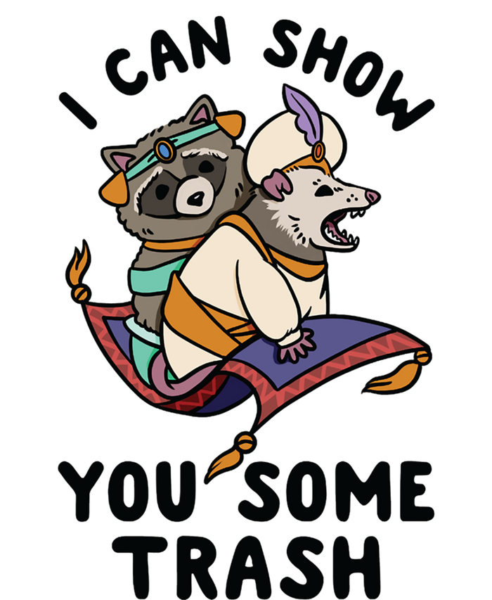 I Can Show You Some Trash, Funny Raccoon And Possum Kids Hoodie