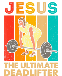 Jesus The Ultimate Deadlifter Vintage Gym Christian Women's Strappy Tank