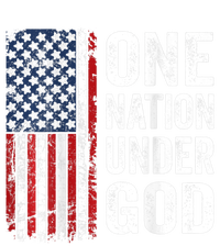 One Nation Under God Patriotic Christian Usa Flag Kids T-Shirt