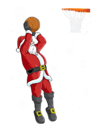 Christmas Santa Claus Dunking Basketball Pajama Xmas Lover Cool Gift Sweatshirt Cinch Pack Bag