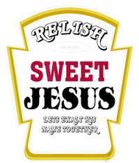 Relish Sweet Jesus Christian Parody Women's Crop Top Tee