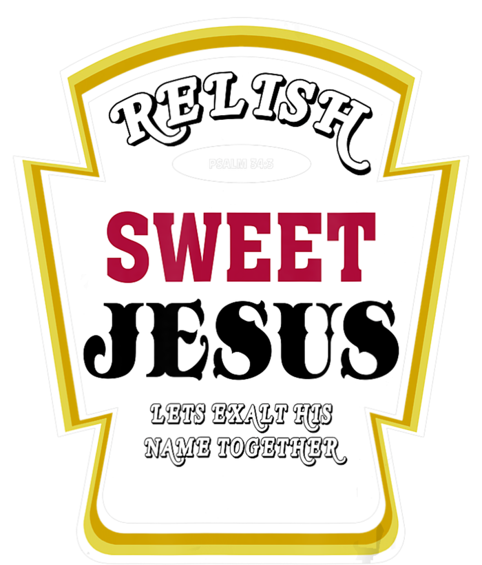 Relish Sweet Jesus Christian Parody Women's Crop Top Tee