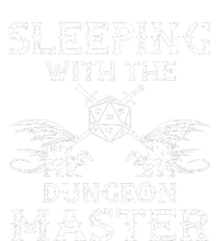 Sleeping With The Dungeon Dragons Master Funny Gamer RPG High Crown Mesh Back Trucker Hat