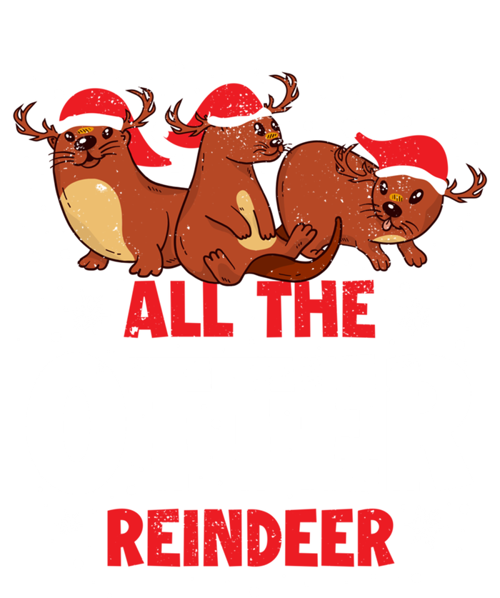 All The Otter Reindeer Gift Ladies Long Sleeve Shirt