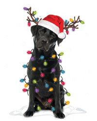 Black Lab Labrador Christmas Tree Light Pajama Dog Xmas Gift T-Shirt