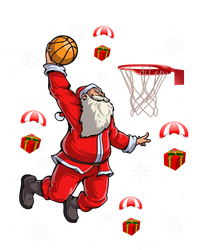 Santa Claus Is Playing Basketball Christmas Gift Toddler Sweatshirt