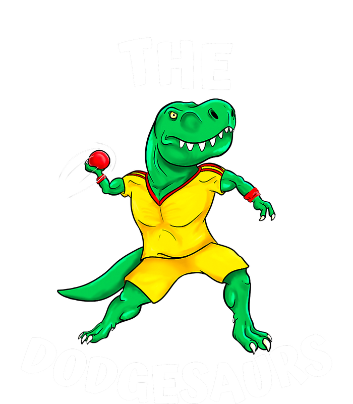 The Dodgesaurs Dodgeball Team Name Funny Dinosaur Dodgeball Kids Sweatshirt