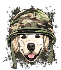 Golden Retriever Soldier Veteran Dog Army Dog Lover Full Zip Hoodie