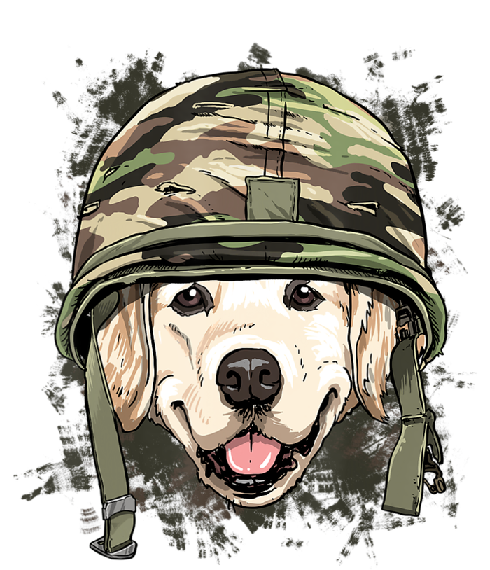 Golden Retriever Soldier Veteran Dog Army Dog Lover Full Zip Hoodie