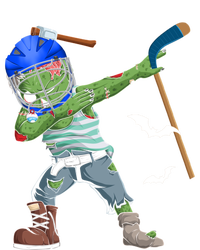 Dabbing Zombie Playing Ice Hockey Player Cool Halloween Gift Tank Top