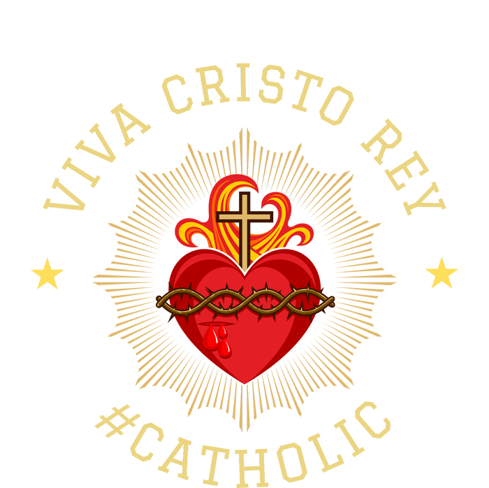 Viva Cristo Rey Roman Catholic Gift Baby Long Sleeve Bodysuit