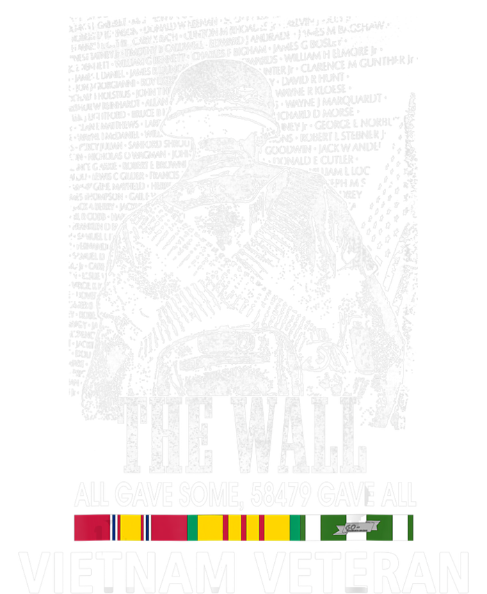 Vietnam Veteran The Wall All Gave Some 58479 Gave All Yupoong Adult 5-Panel Trucker Hat