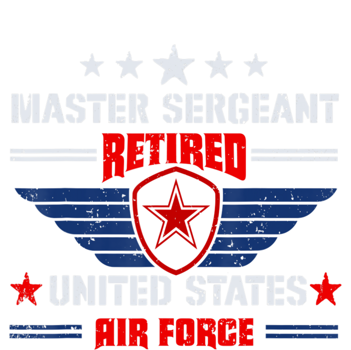 Master Sergeant Retired Air Force Military Retirement Tie-Dye T-Shirt