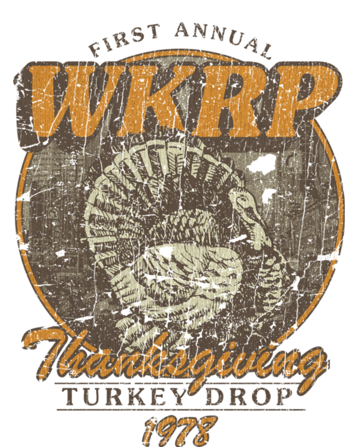 First Annual WKRP Thanksgiving Day Turkey Drop Softstyle Adult Sport Polo