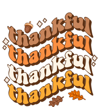 Thankful Groovy Family Thanksgiving Matching Outfits T-Shirt