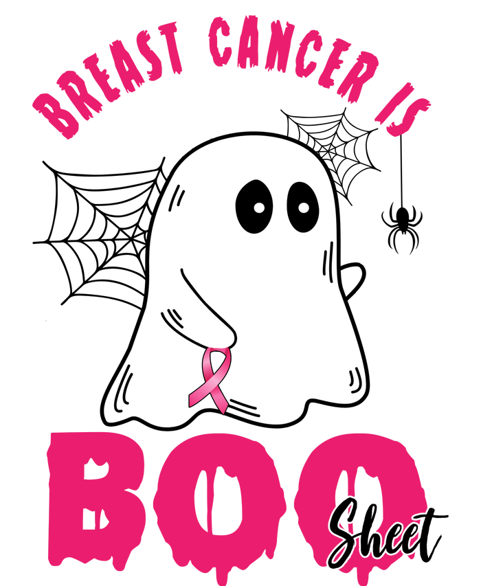 Breast Cancer Is Boo Sheet Halloween Ghost Dry Zone Grid Polo