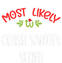 Most Likely To Christmas Crash Santa’s Sleigh Family Group Long Sleeve Pajama Set