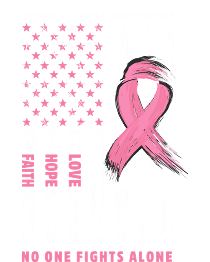 Cool American Flag Breast Cancer Awareness Toddler T-Shirt