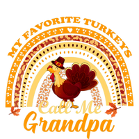 My Favorite Turkeys Call Me Grandpa Thanksgiving Thankful Coaster