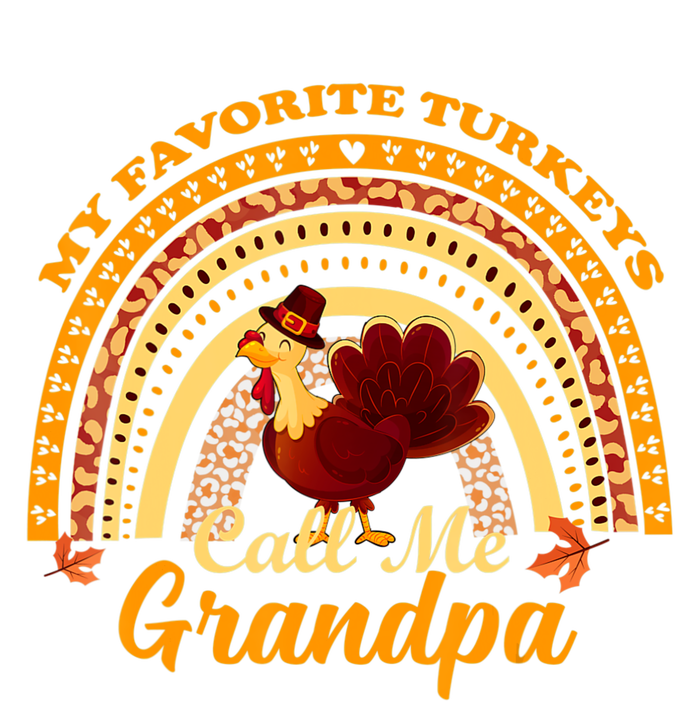 My Favorite Turkeys Call Me Grandpa Thanksgiving Thankful Coaster