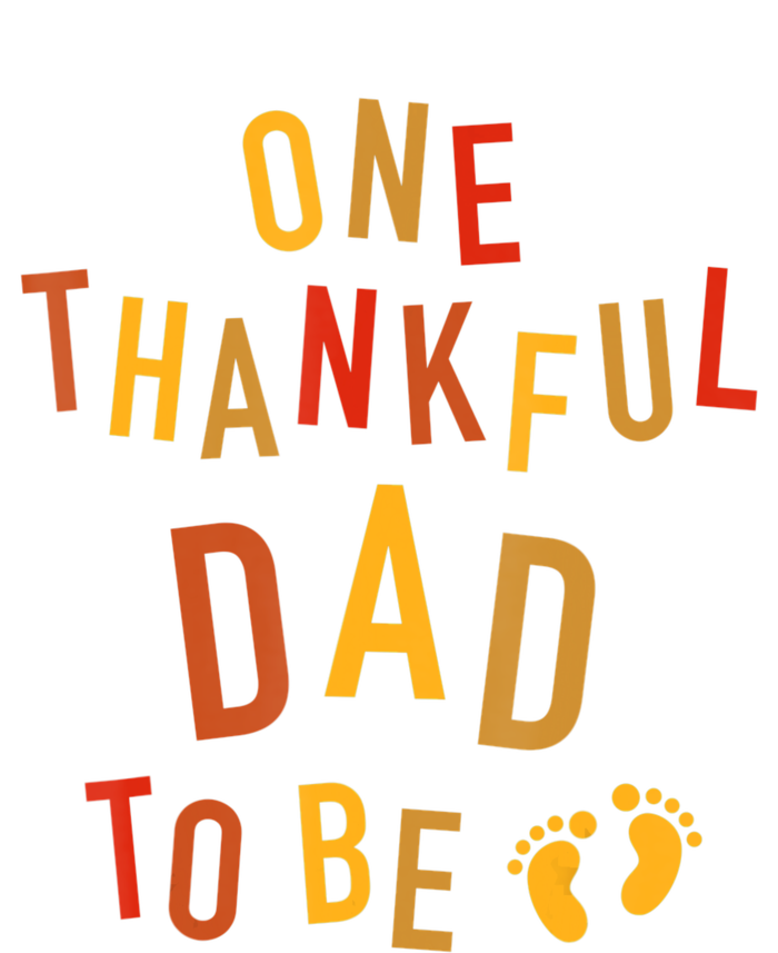 One Thankful Dad To Be Thanksgiving Pregnancy Announcement Cooling Performance Long Sleeve Crew