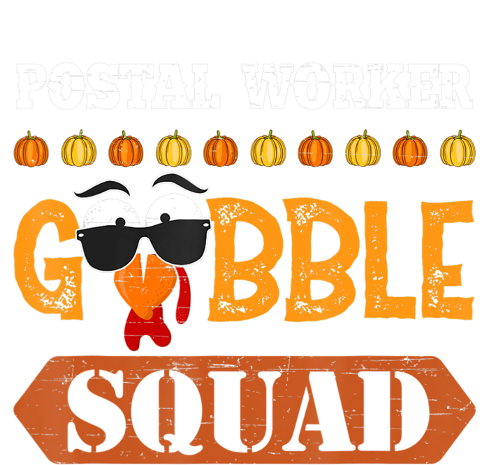 Postal Worker Gobble Squad Mailman Turkey Thanksgiving Match T-Shirt