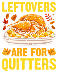 Leftovers Are For Quitters Thanksgiving Turkey Dinner Cooling Performance Long Sleeve Crew