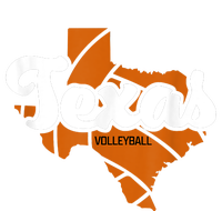 Texas Volleyball Retro Women's Tri-Blend 3/4-Sleeve Raglan Shirt