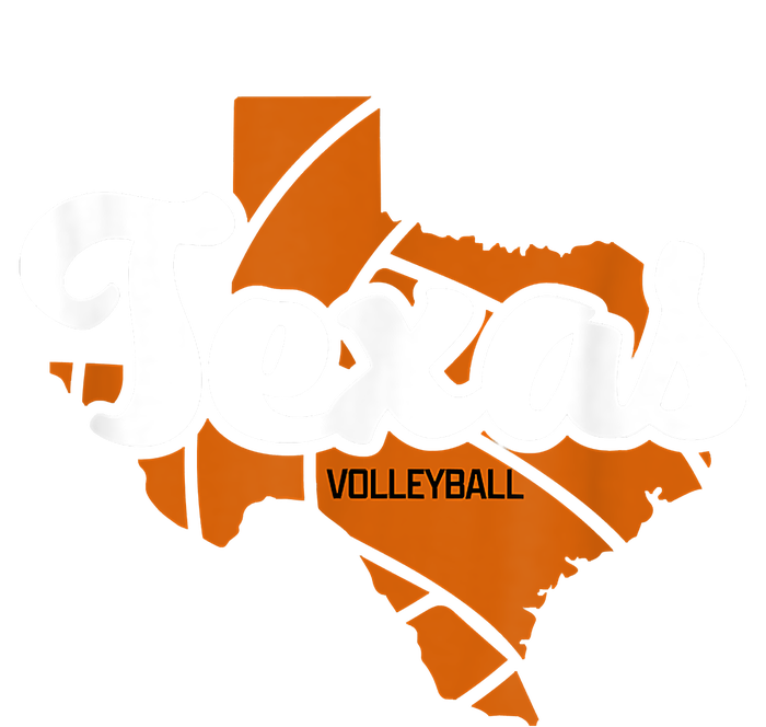 Texas Volleyball Retro Women's Tri-Blend 3/4-Sleeve Raglan Shirt