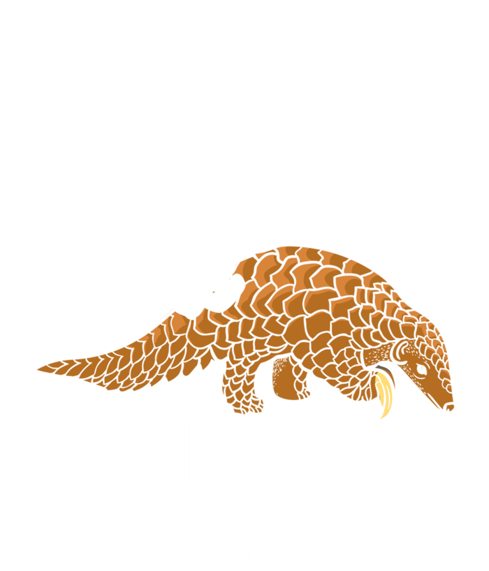 Pangolin Im Really A Pangolin In A Hu Costume Funny Gift Kids T-Shirt