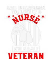 Never Underestimate The Love Of A Nurse Veteran Kids T-Shirt