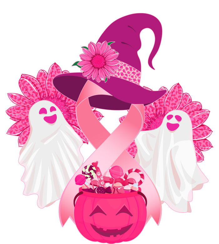 Cute Halloween Breast Cancer Awareness T-Shirt