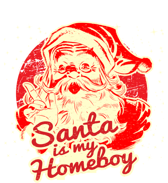 Santa Is My Homeboy Retro Vintage Santa Claus Gift Tank Top