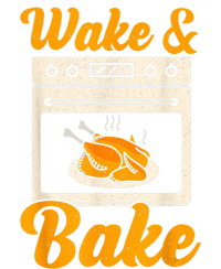 Wake Bake Turkey Feast Meal Dinner Chef Thanksgiving T-Shirt