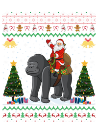 Gorilla Ugly Xmas Gift Santa Riding Gorilla Christmas Gift Sustainable Beanie