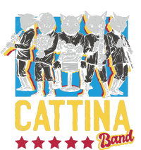 Cattina Band Funny Music Cats T-Shirt