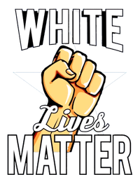 White Lives Matter Civil Rights Equality Grommeted Golf Towel