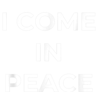 I COME IN PEACE & I'M PEACE Cute Funny Couple Matching New Women's Knotted Racerback Tank