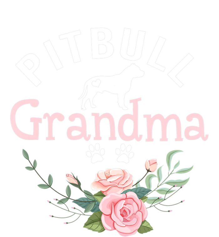 Pitbull Grandma Womens Mom Pitbull Dog Lover Christmas Garment-Dyed Heavyweight T-Shirt